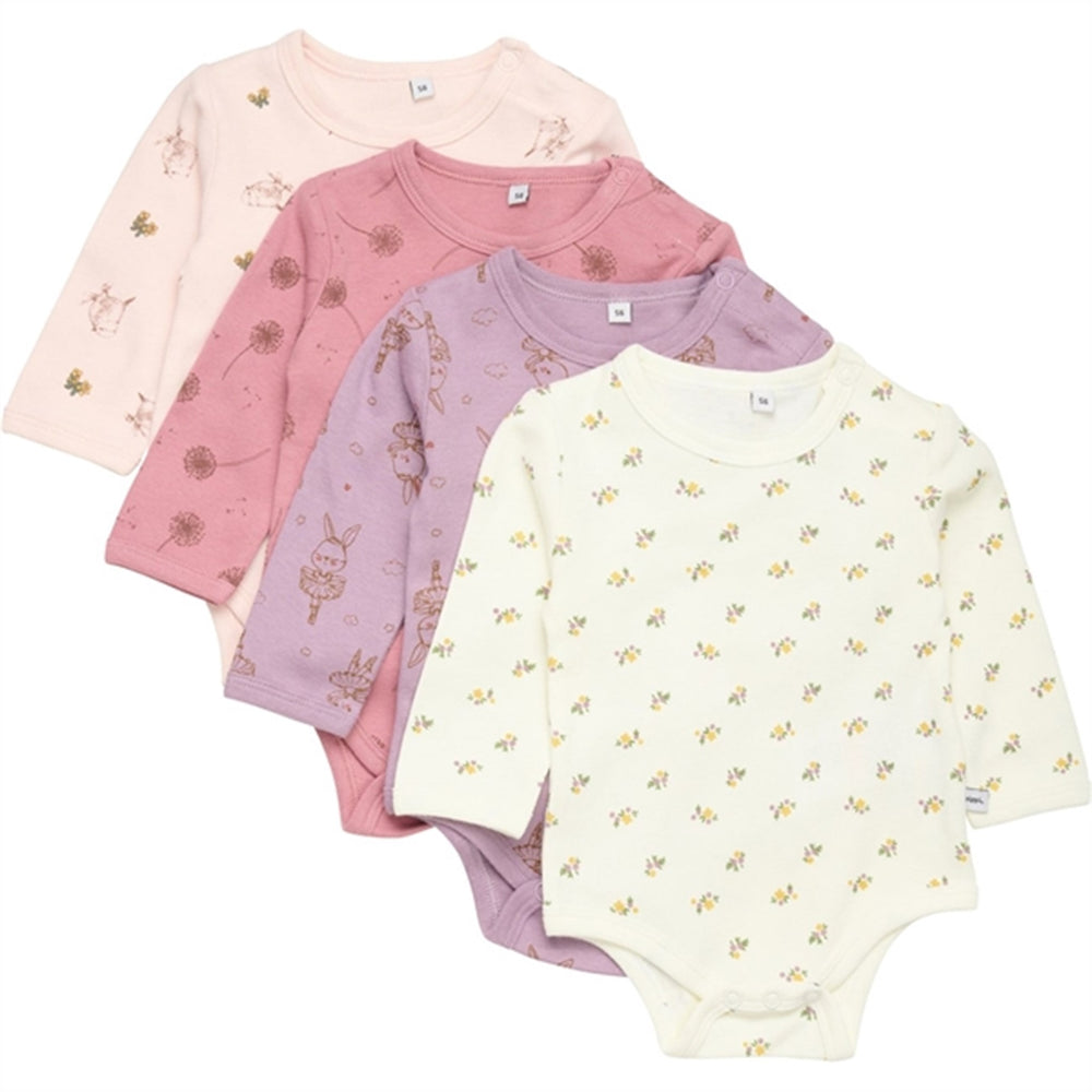Body AO-printed 4-pak Dusty Rose - Pippi
