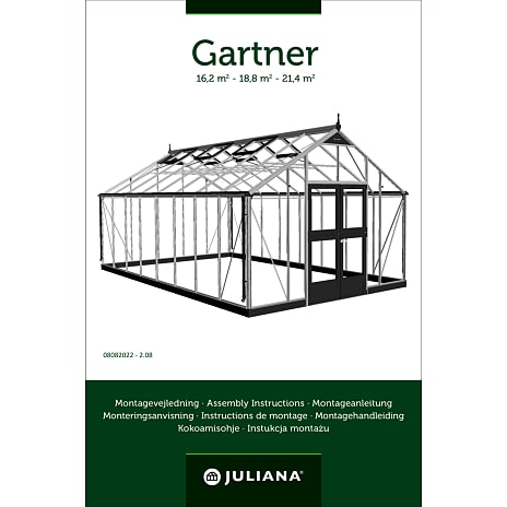 Juliana Gartner drivhus - Aluminium