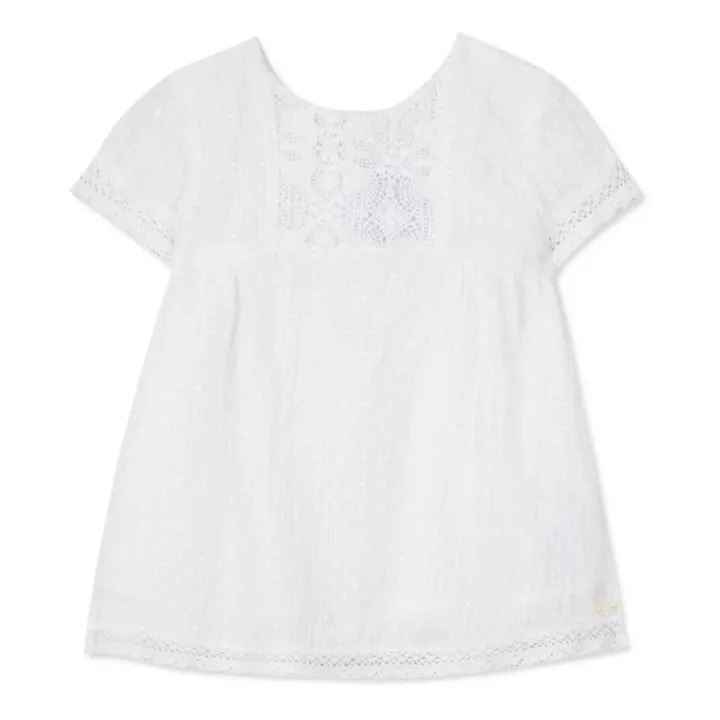 Tartine et Chocolat Robe Dentelle | Blanc