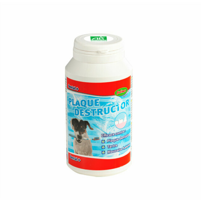 Plaque Destructor par Bubimex pour chien