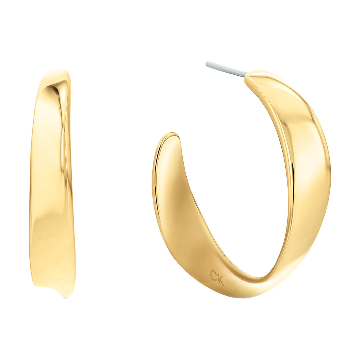 Boucles d'oreilles CALVIN KLEIN acier doré