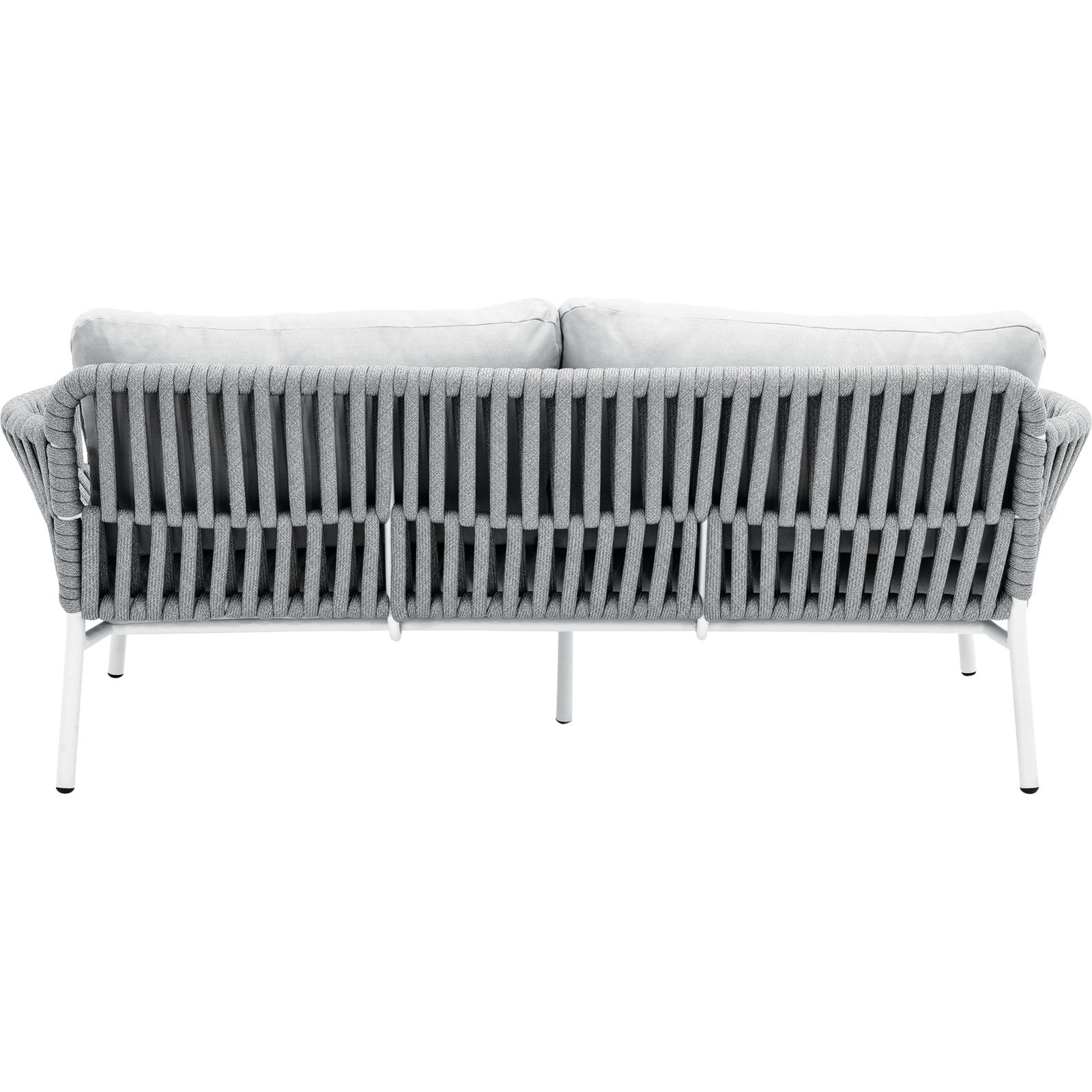 Gartenlounge Helen weiss/grau