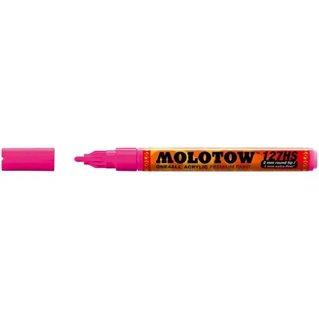 Molotow Permanentmarker ONE4ALL 127 HS, nachfüllbar, 2 mm, neonpink fluor