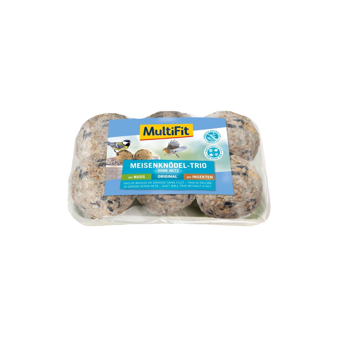 MultiFit Meisenknödel-Trio 4x6 Stück