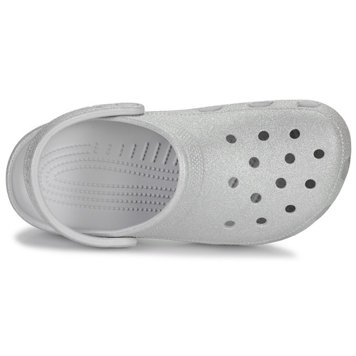 Crocs - Classic Glitter Clog - Argenté