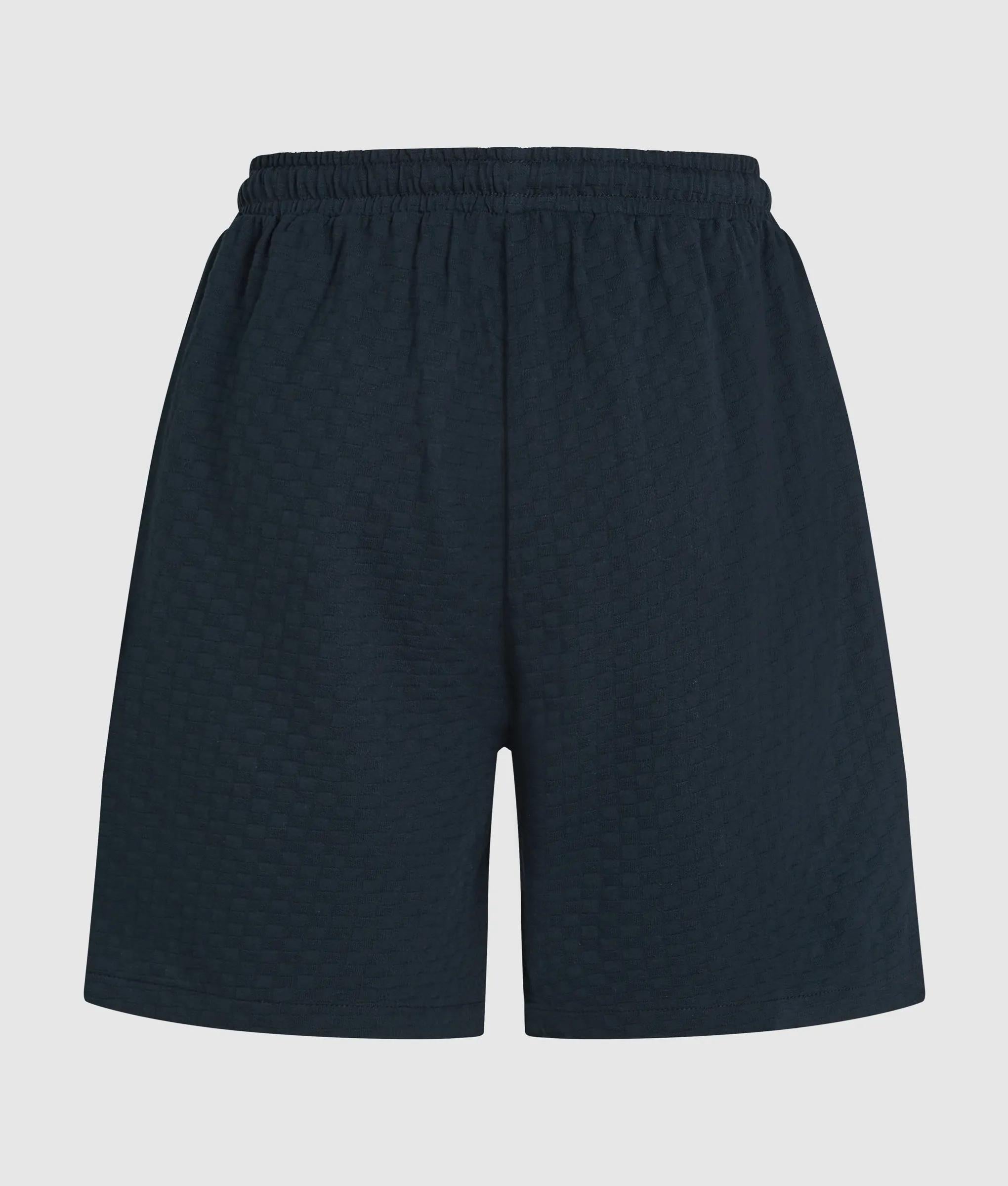 Geruite strandshort