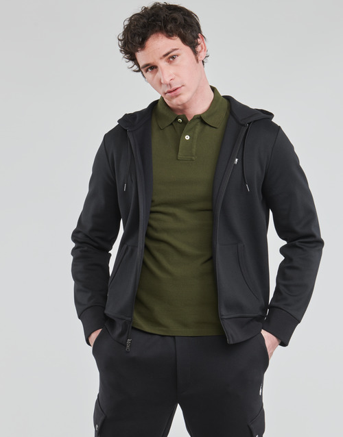 Polo Ralph Lauren - SWEATSHIRT A CAPUCHE ZIPPE EN JOGGING DOUBLE KNIT TECH LOGO PONY Negro