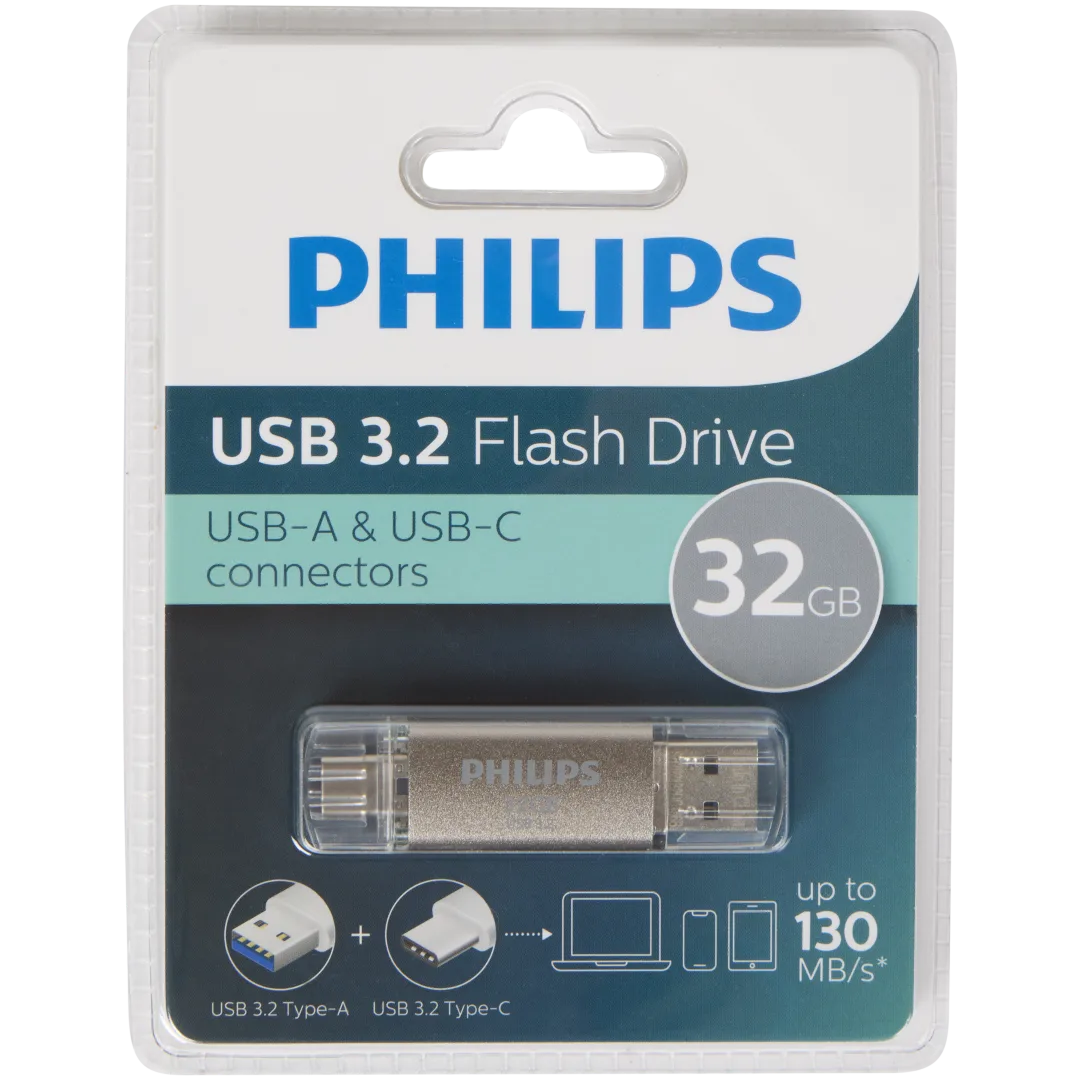 Clé USB Philips USB-A et USB-C