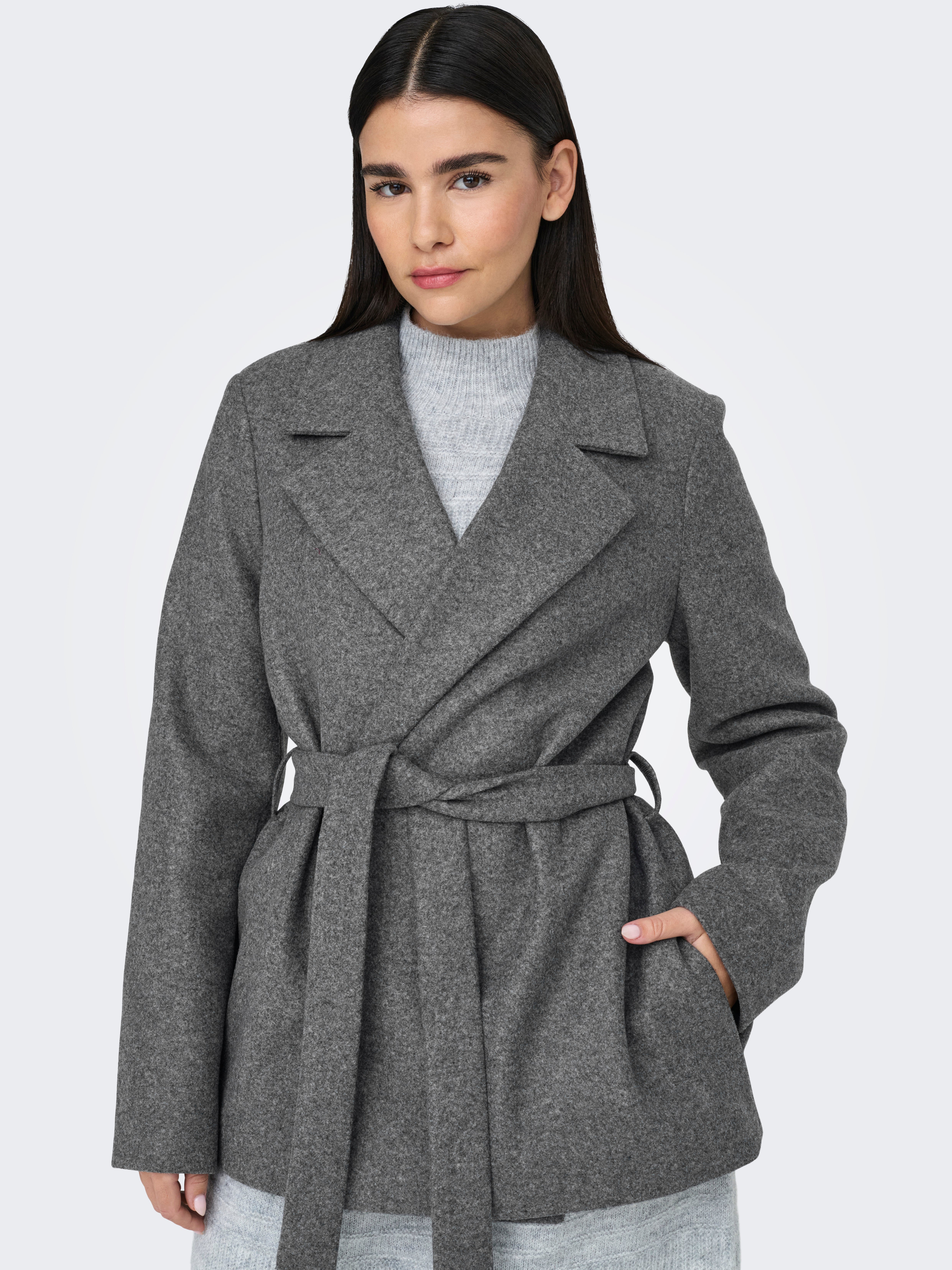 ONLALVILDA Mantel Medium Grey Melange