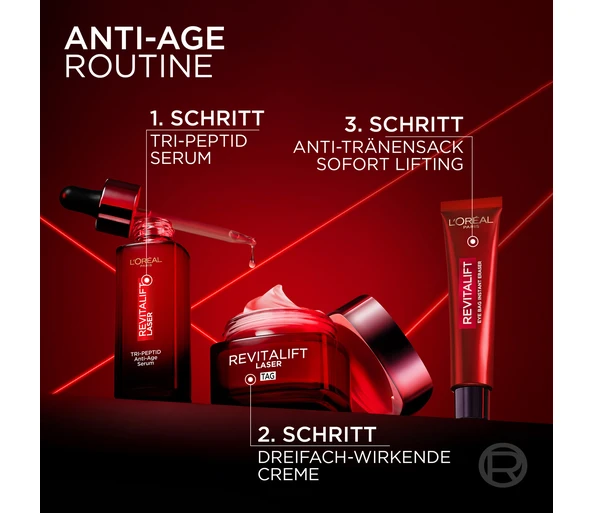 L'ORÉAL PARIS Revitalift Laser Anti-Tränensack Sofort Lifting Augenpflege