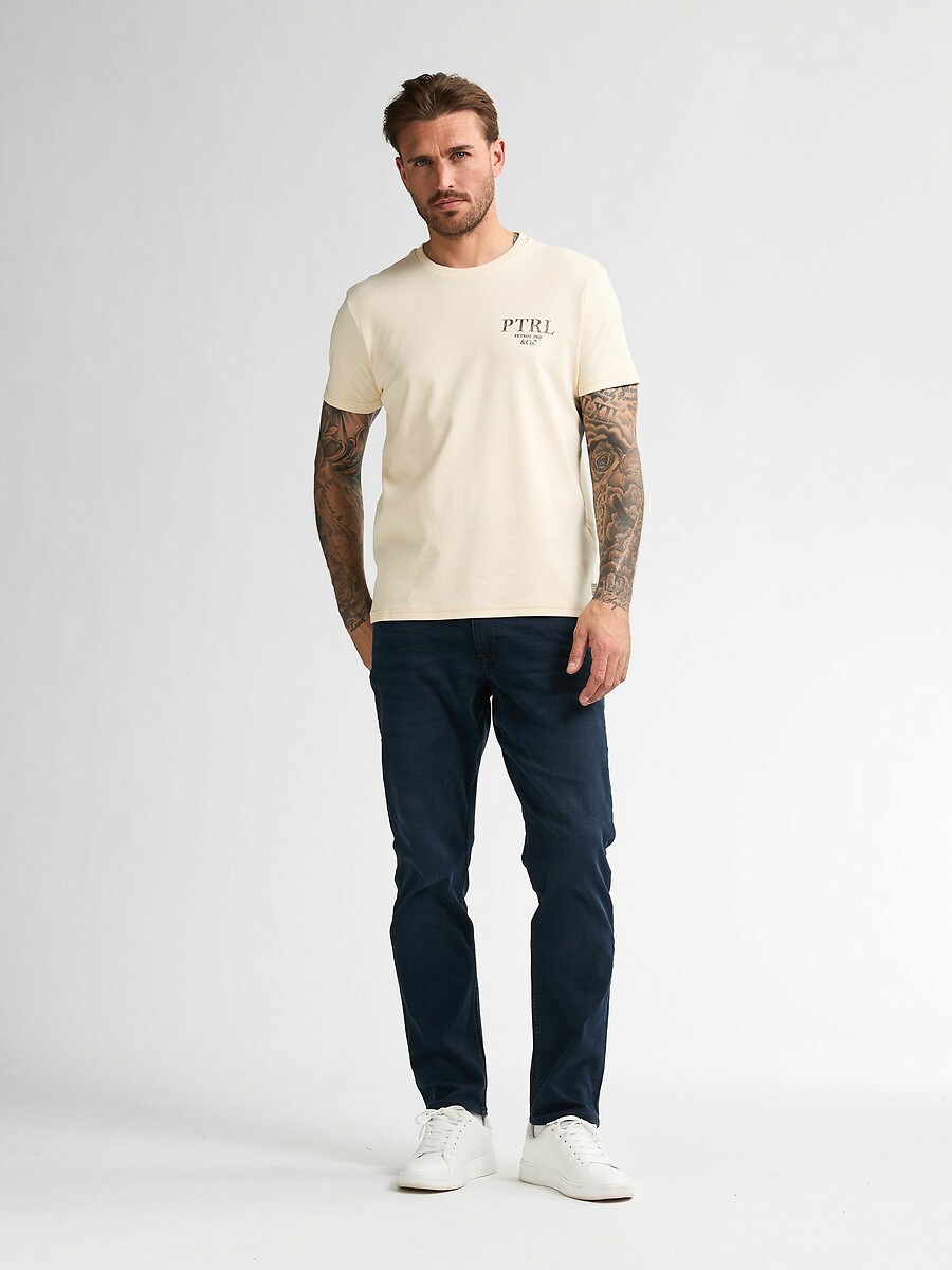 INDÚSTRIAS PETROLÍFERAS<br>Camiseta de manga curta com logotipo no peito