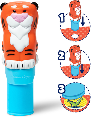 Melissa & Doug Sticker WOW! Aktivitetsbok Tiger