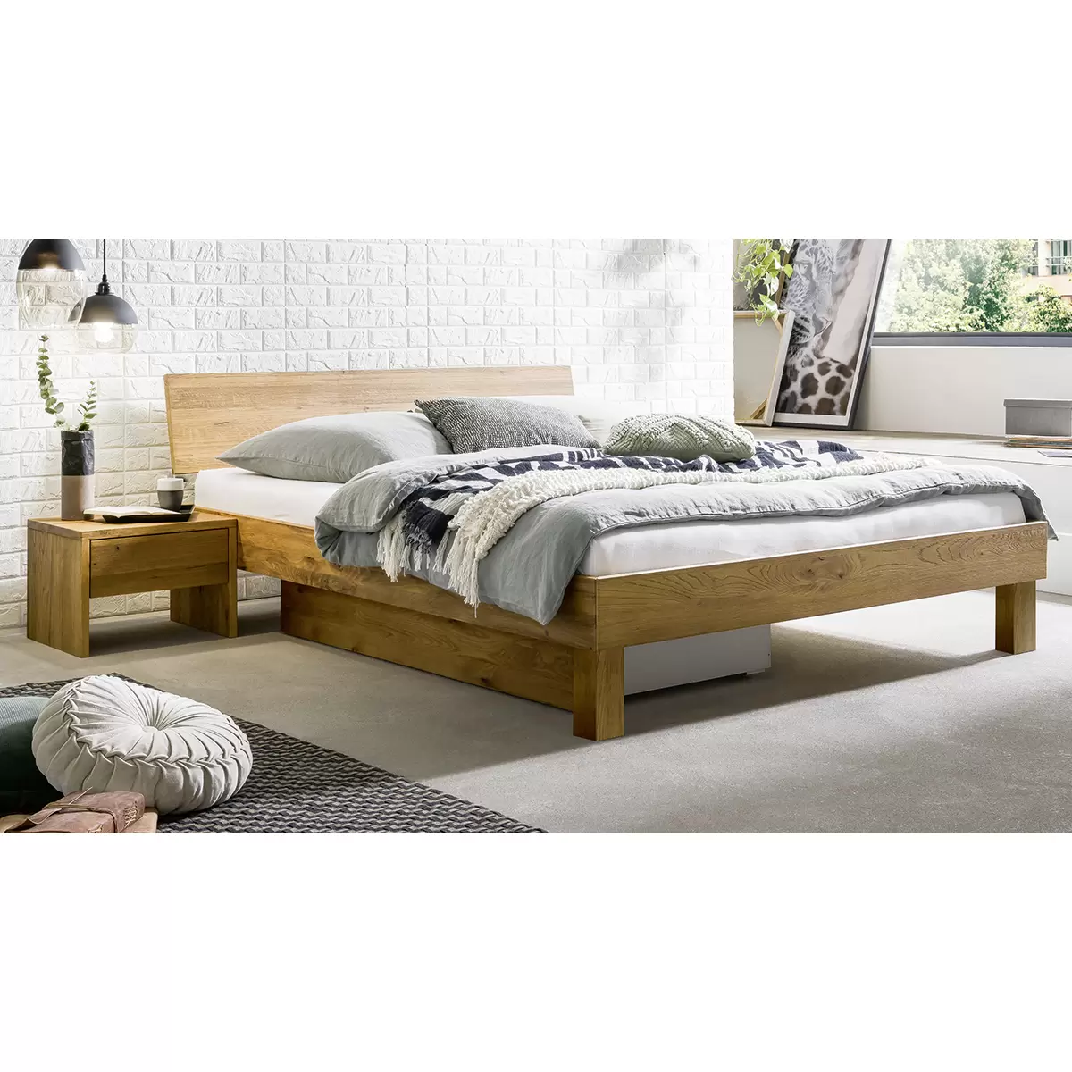 Hasena Bett 160x200 Forti 160 x 200 Braun