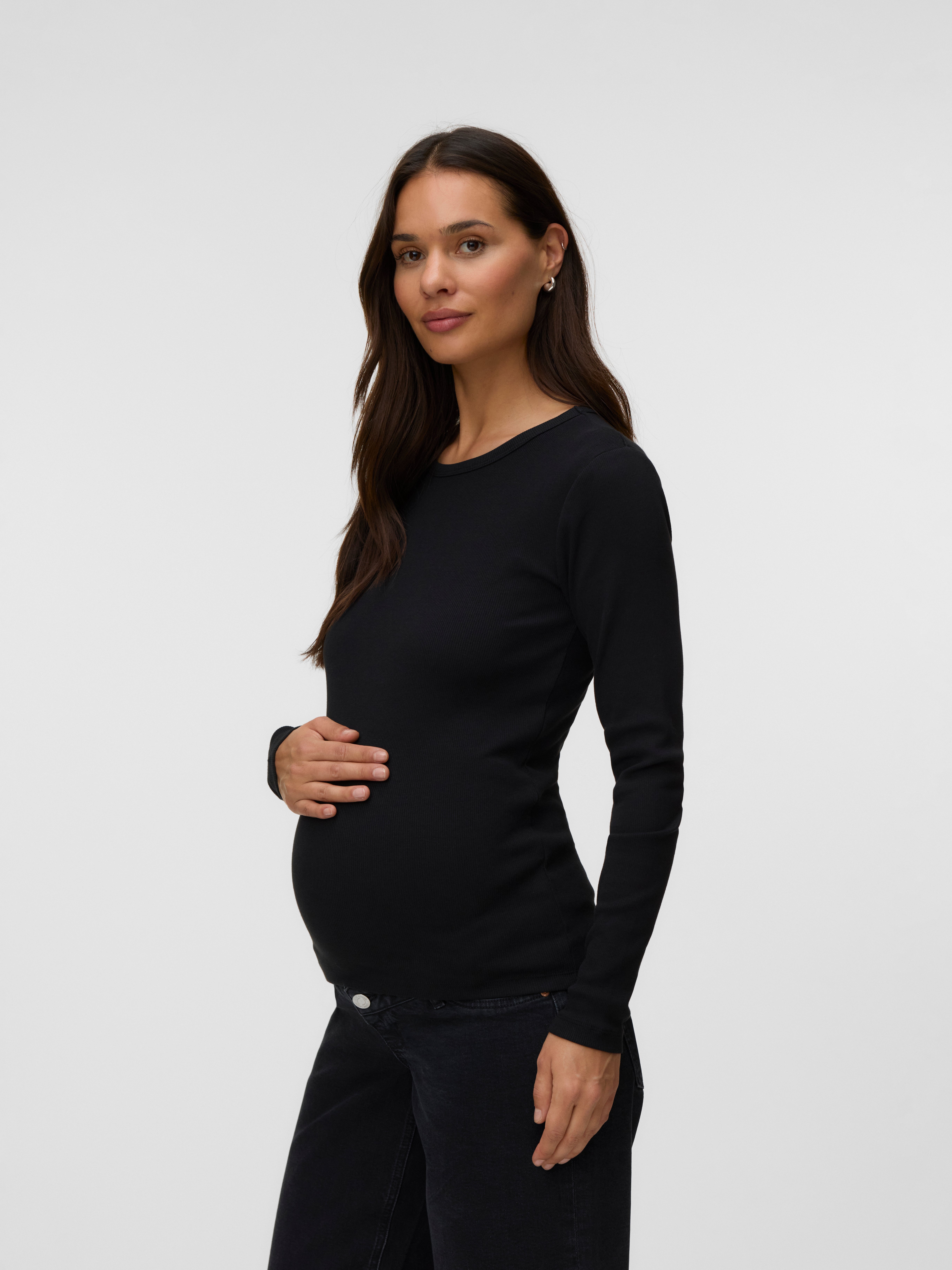 Tight fit O-hals T-shirts