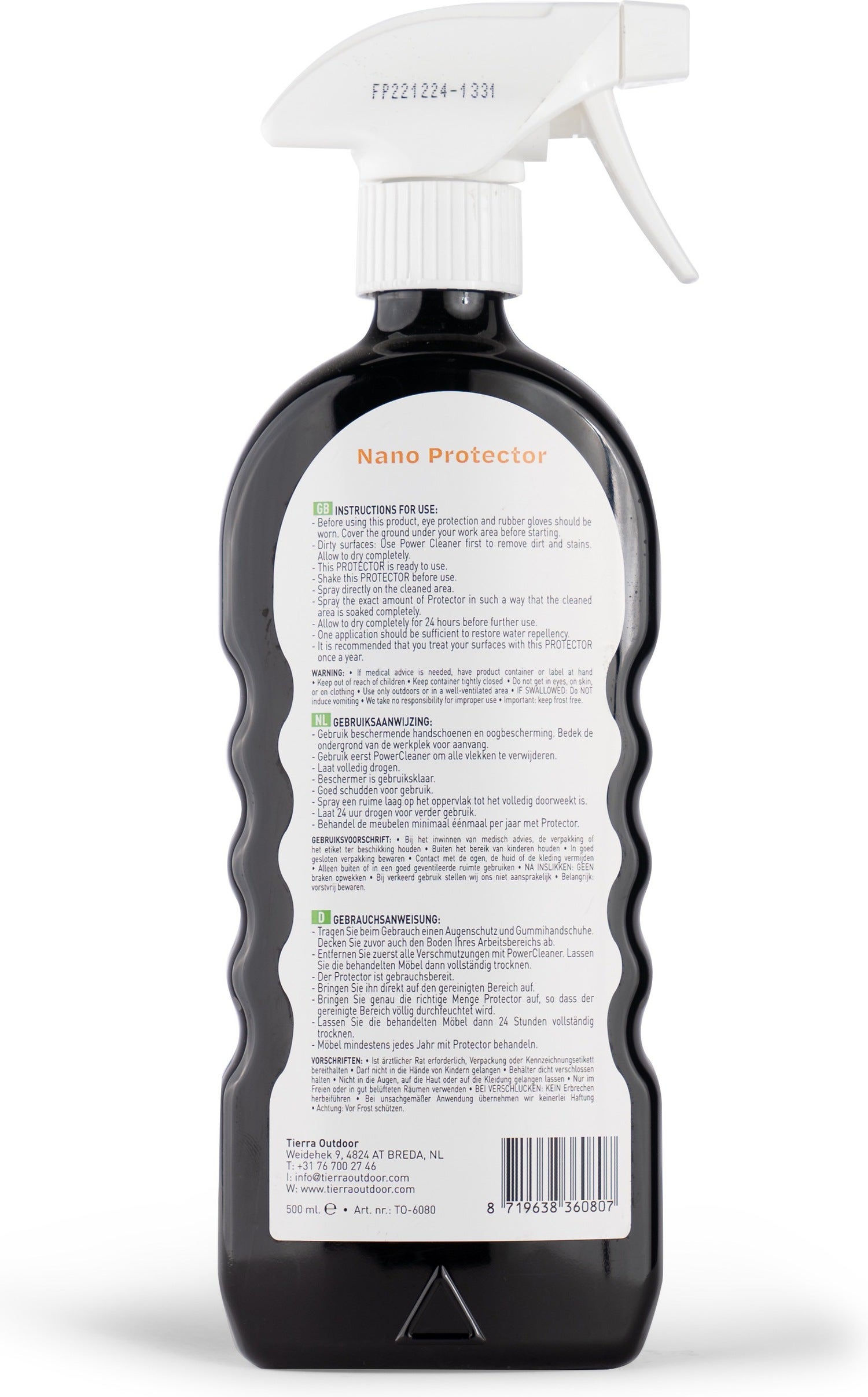 Tierra Outdoor tuinmeubelreiniger Nano 500 ml