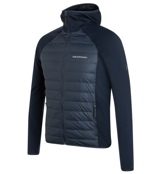Down Hybrid Hood Jacket Men herrejakke