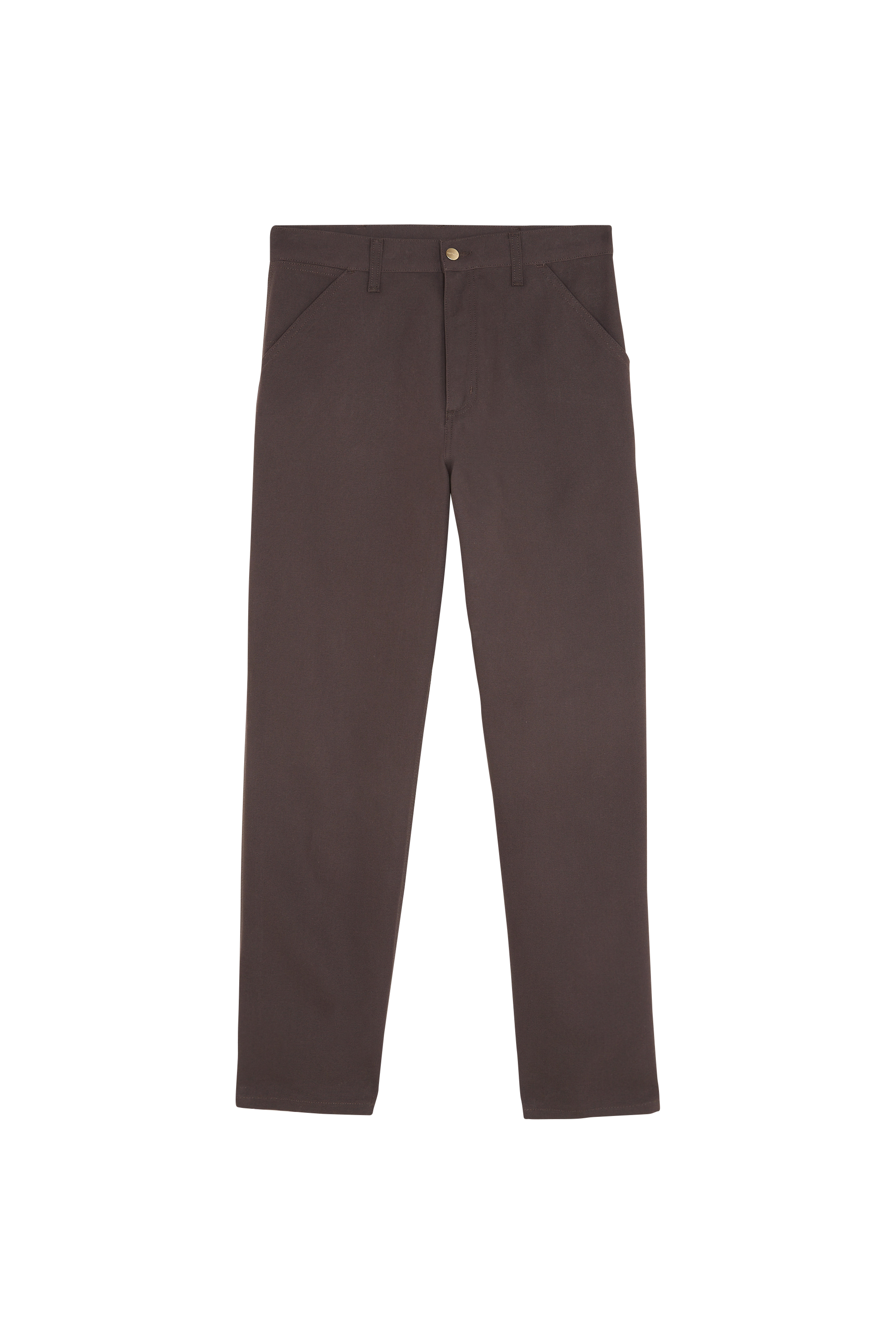 CARHARTT WIP Pantalon Single Knee Marron