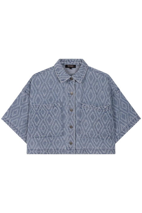 Refined Department blauwe dames blouse