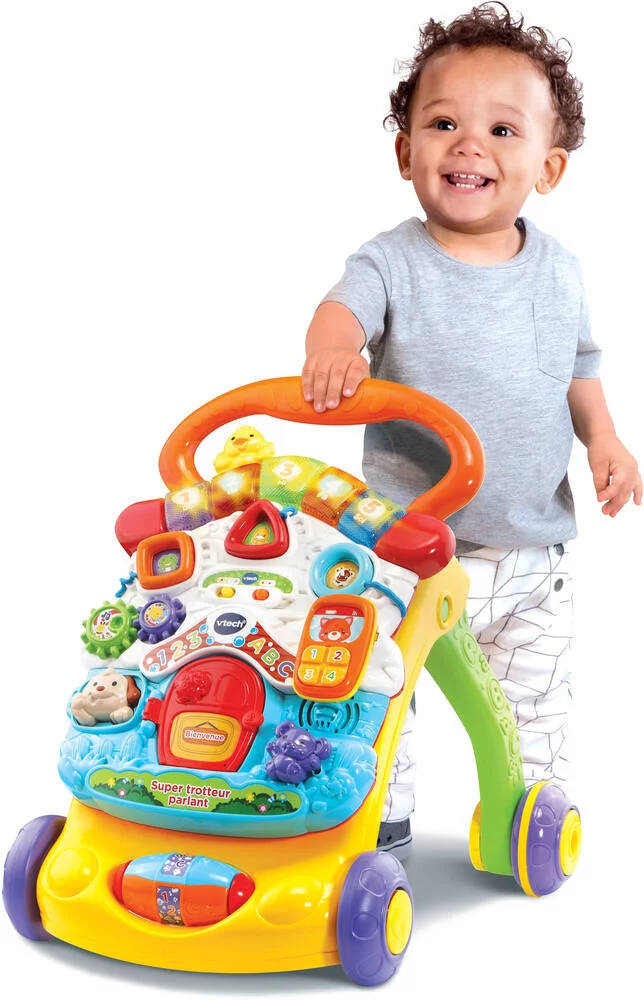 VTECH BABY - SUPER TROTTEUR PARLANT 2 EN 1 ORANGE