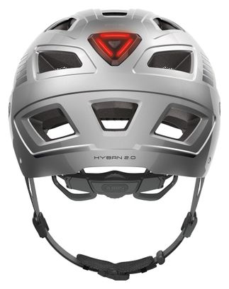 Casque Urbain Abus Hyban 2.0 Signal Argent
