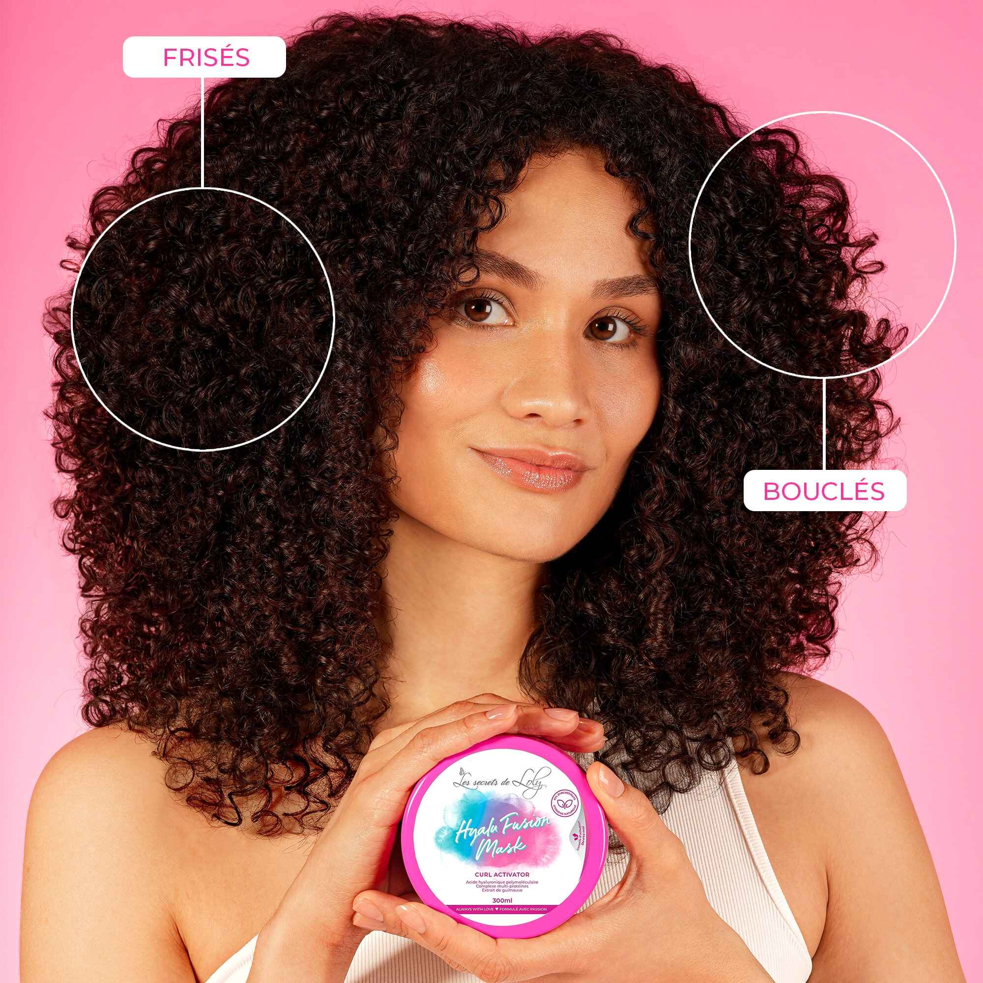 Hyalu Fusion Mask - Masque activateur de boucles - 300ml