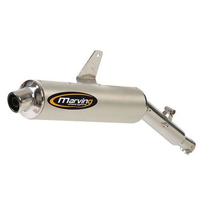 Silencieux Marving embout chrome - Gris
