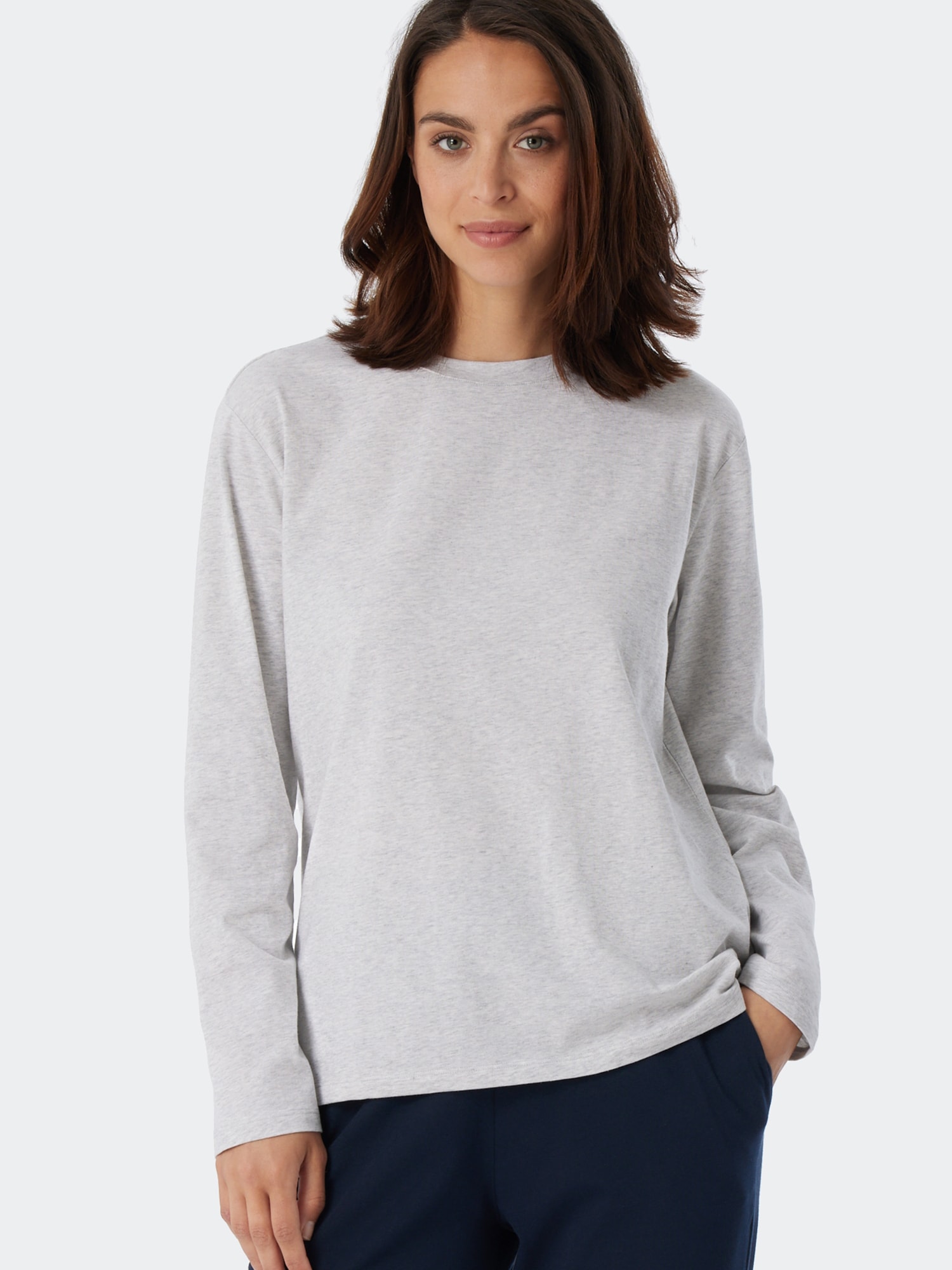 Schiesser Damen Longsleeve Mix & Relax