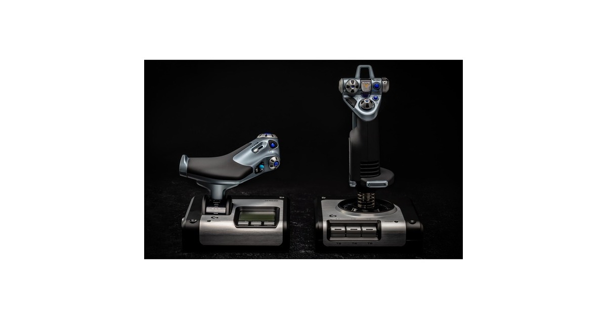 Logitech GSaitek X52 FLIGHT Control System gaming hotas  (Zwart/zilver)