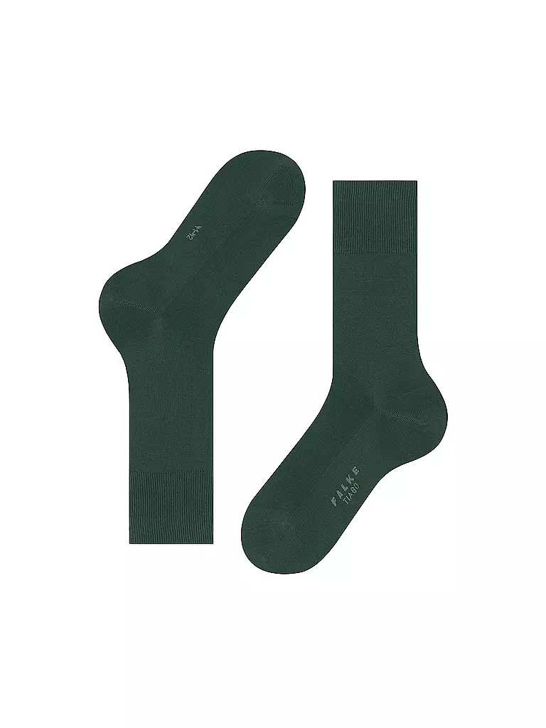 FALKE Socken TIAGO hunter green dunkelgrün