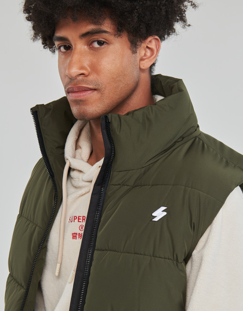 Superdry - SPORTS PUFFER GILET - Dark Moss