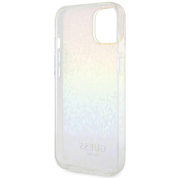 iPhone 15 Hybrid Hardcase Hülle IML Faceted Mirror Disco (GUHCP15SHDECMI) - Regenbogen