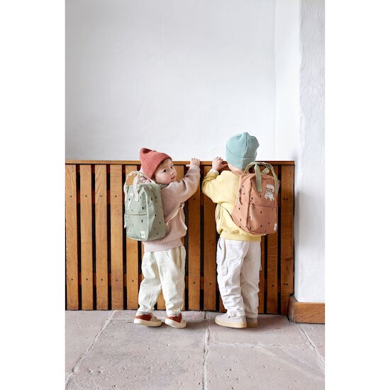 Sac à dos carré de la maternelle   Olive        de               Lässig