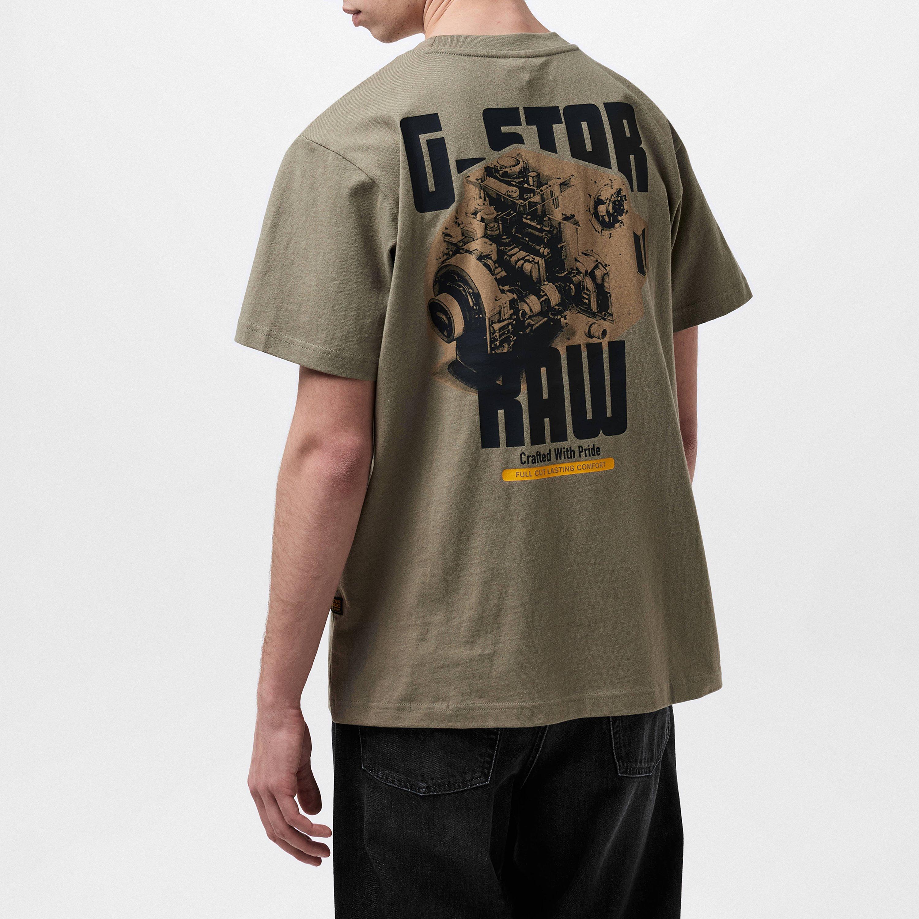 G Star Engine Back Graphic T Shirt
