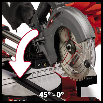 Einhell 2x18V radiaal Afkort-/Verstekzaag TE-SM 36/210 Li (zonder accu)