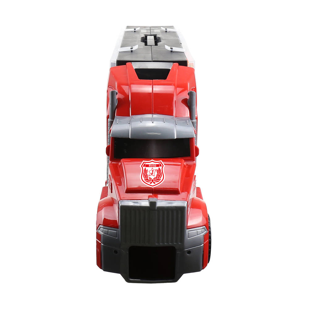 Autotransporter met auto's en accessoires