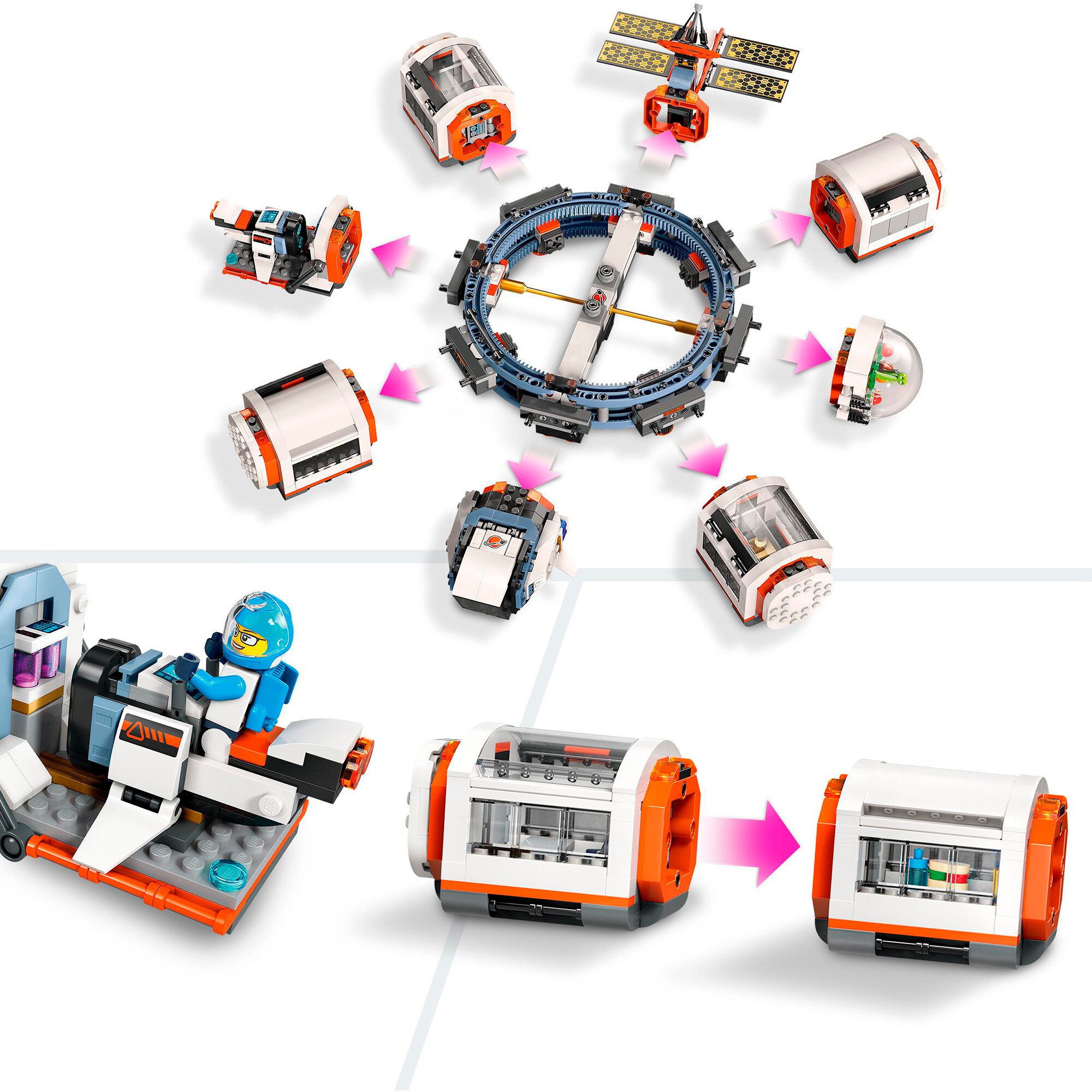 LEGO Konstruktionsspielzeug City Modulare Raumstation