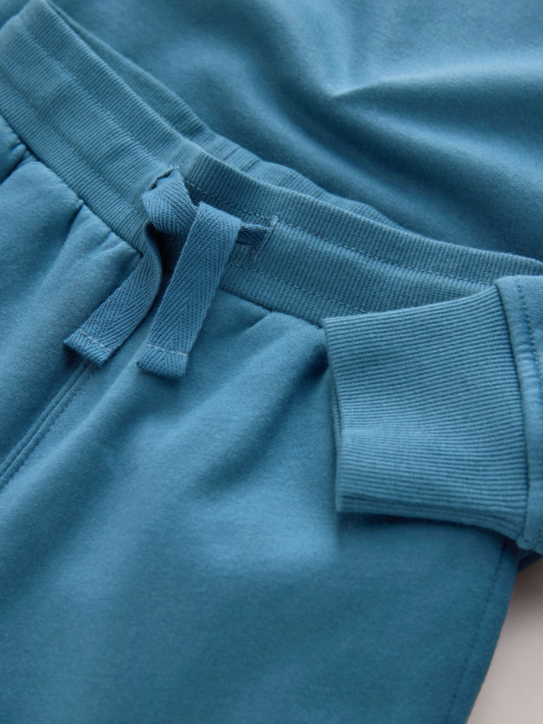Blauw - Enkele behaaglijke fleece pyjama (3 - 16 jr)
