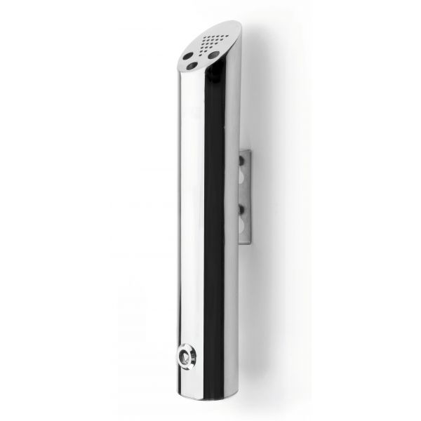 Utilnox Cinzeiro Parede Redondo Inox 8x46cm - 63331