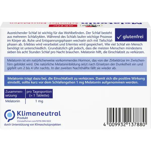 aktiv Melatonin Tabletten