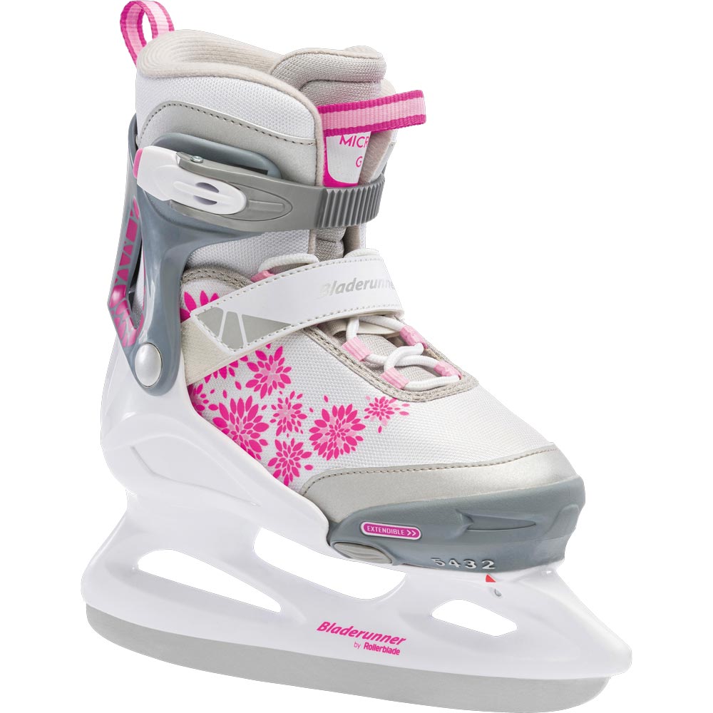 Rollerblade Micro Ice Schlittschuhe Mädchen weiß pink