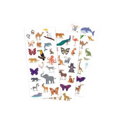 Oberthur - Gommettes animaux réalistes