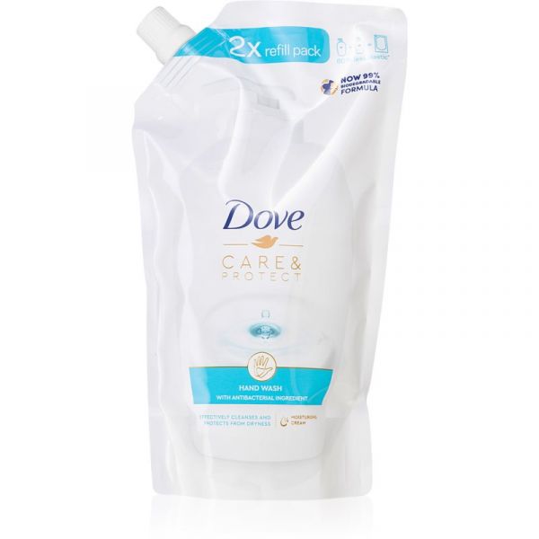 Dove Care & Protect Sabonete Líquido Recarga 500ml