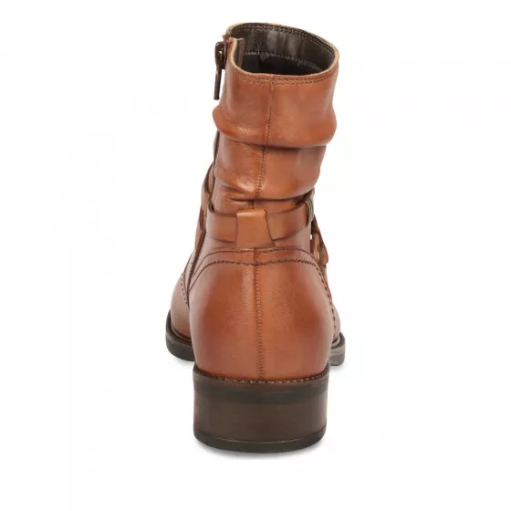 Bottines COGNAC MEGIS ELEGANT