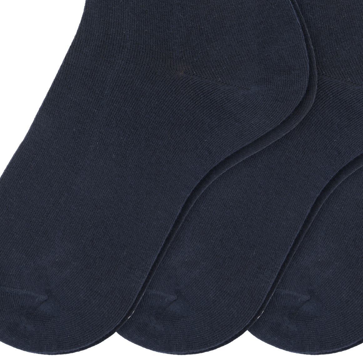 Gina Benotti 3 Paar Damen Socken mit Komfortbund dunkelblau