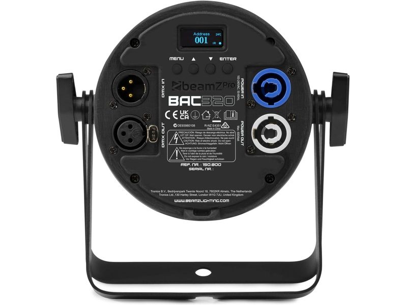 BeamZ Pro Scheinwerfer BAC320 Leichter Aluminium-PAR mit 6 x 8 W 4-in-1-LEDs