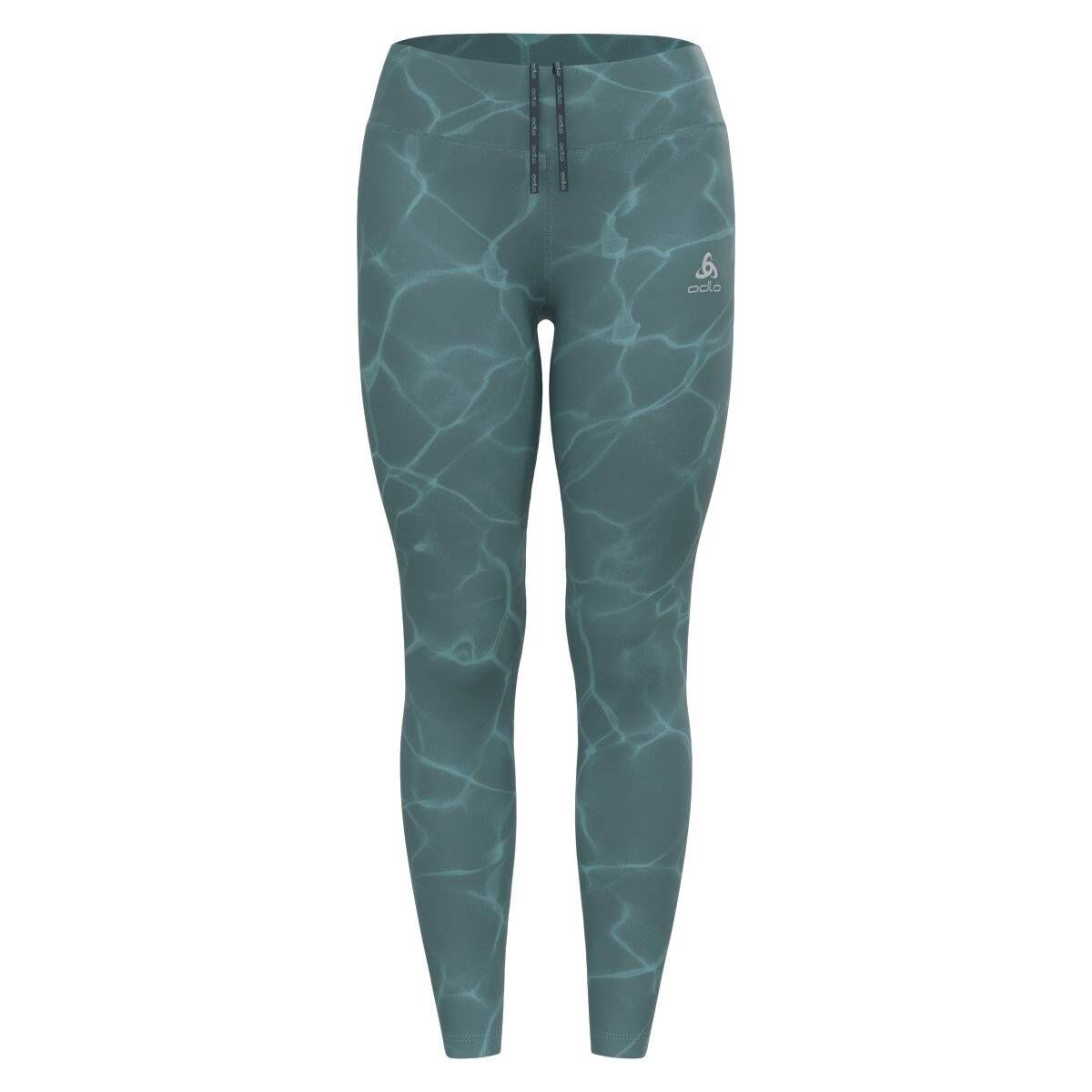 Odlo| Damen Lauftights ZEROWEIGHT PRINT TIGHTS