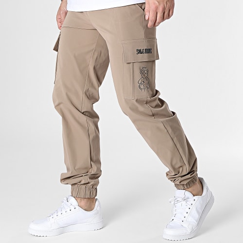 Pantalon Cargo Nounours King Beige Noir