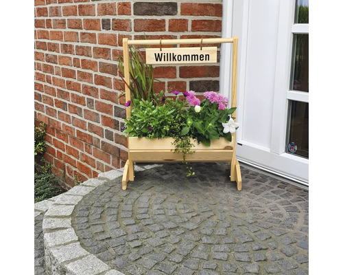 Houten bloemenbak 