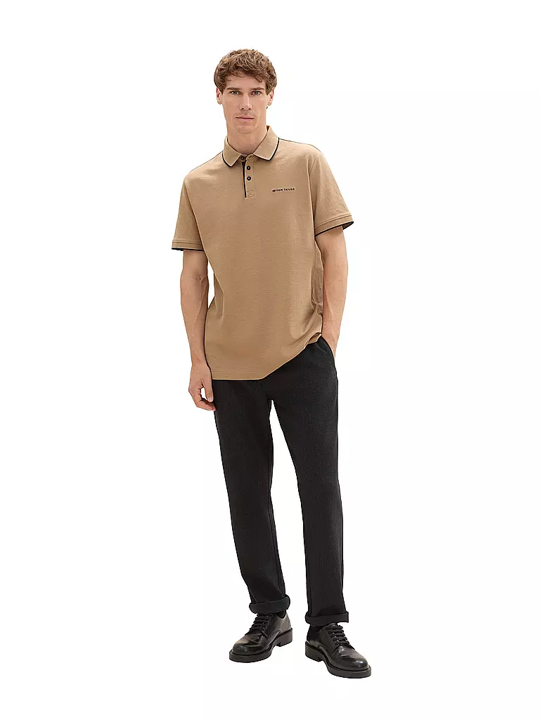 TOM TAILOR Poloshirt Regular Fit camel
