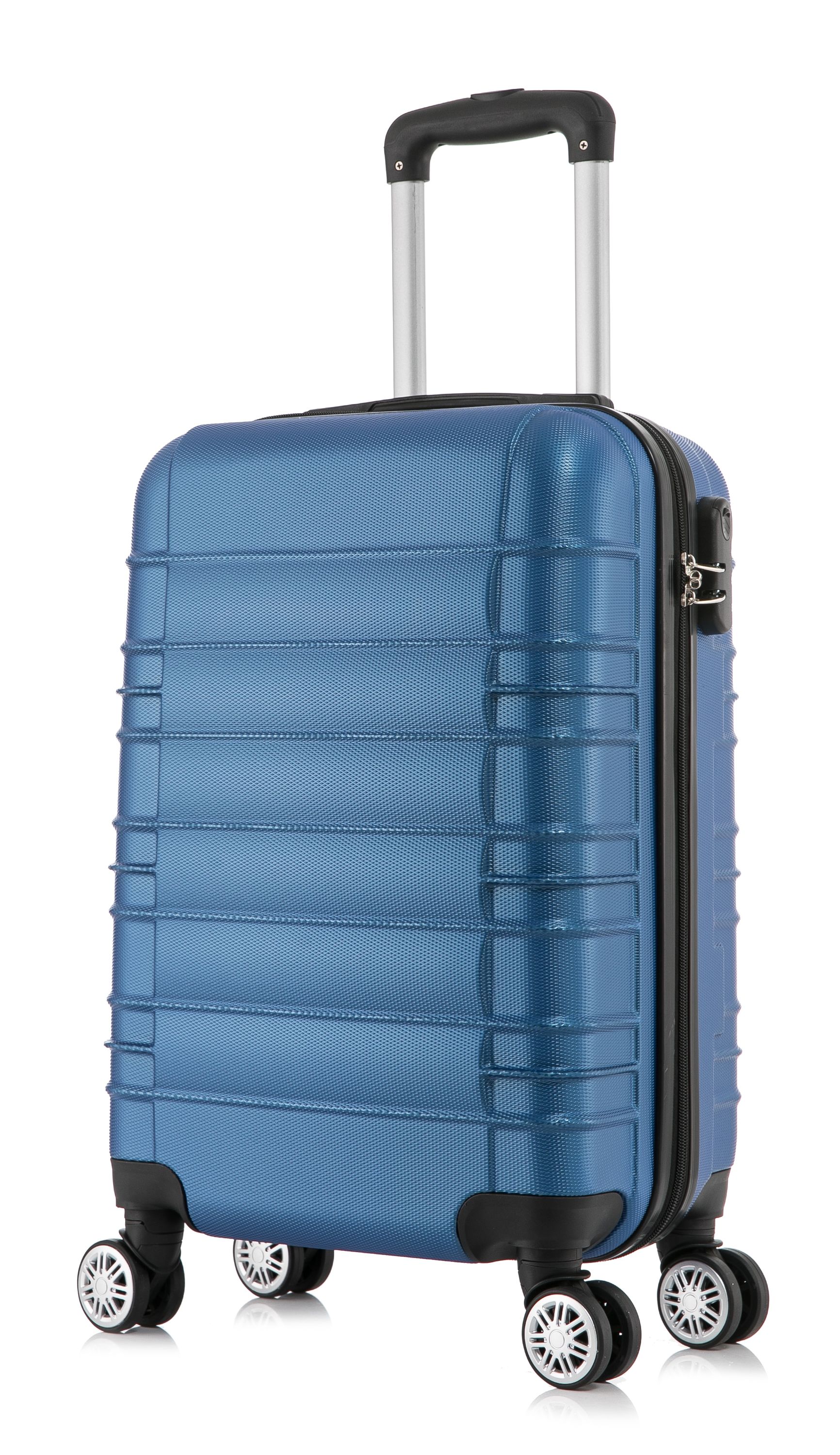 Reisekoffer Hartschalenkoffer AVA 4er Set blau